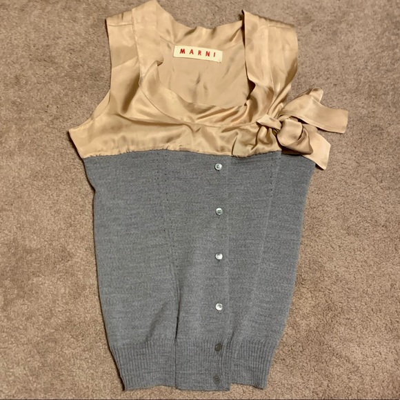 Marni Tops - Sz 40 Marni Italy wool & rayon romantic bow top